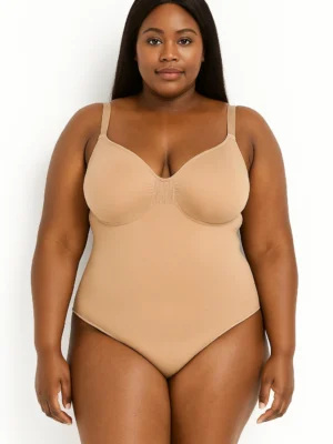 Adjustable Strap Brief Bodysuit