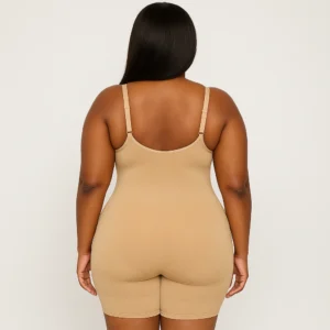Defining Mid-Thigh Bodysuit M BACK