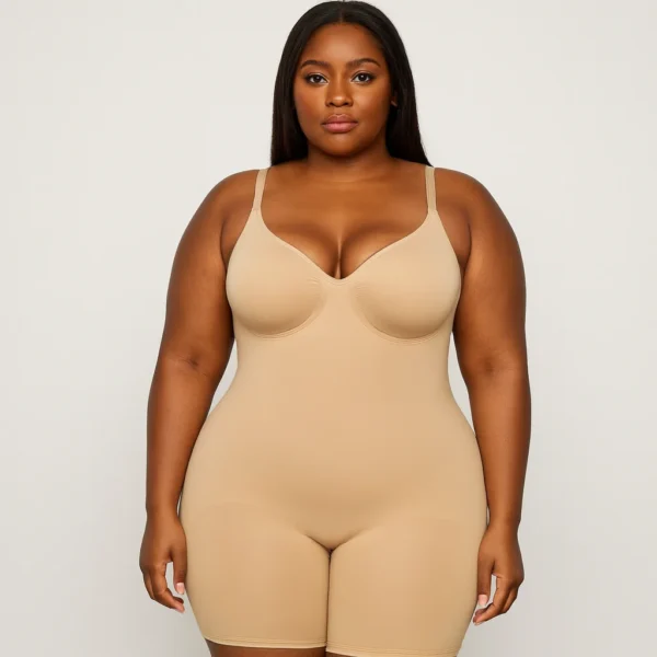 Defining Mid-Thigh Bodysuit M FRONT