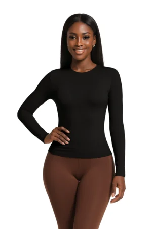Long Sleeve Top BLACK