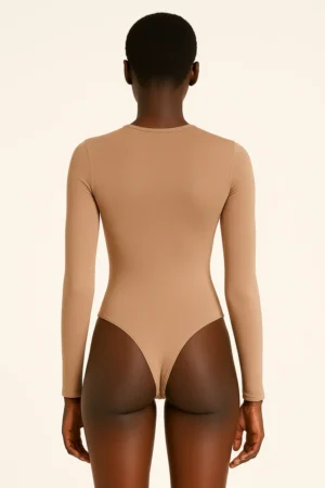 Longsleeve Thong Bodysuit S BACK K edited